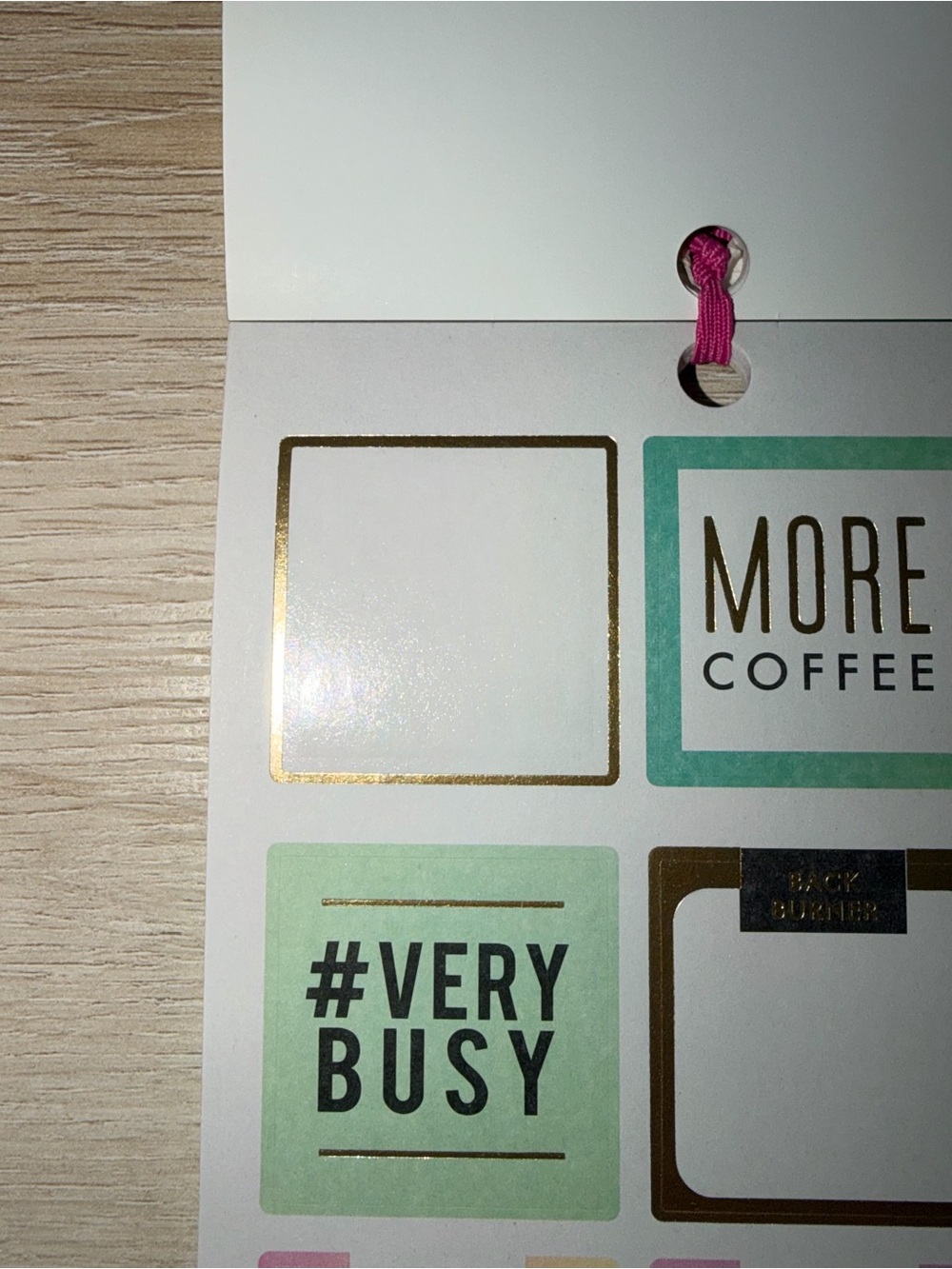 The Happy Planner Colorful Boxes Sticker Pack - Multicolor - Picture 4 of 8